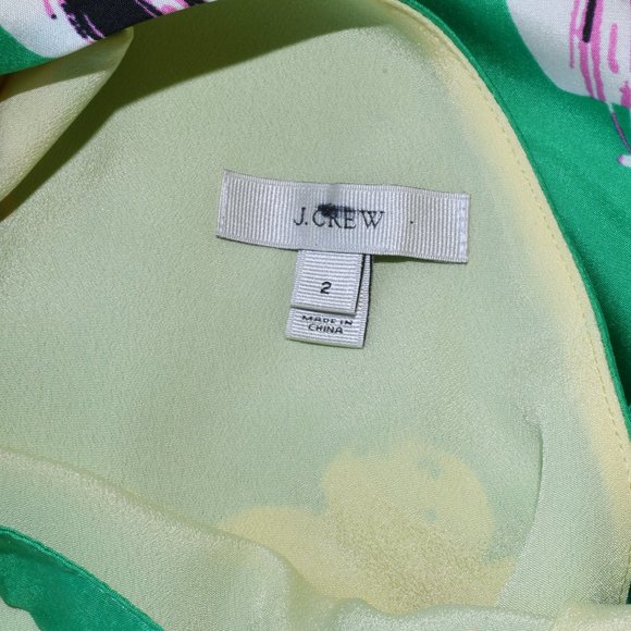 J. Crew Multicolored Silk Dress - Picture 3 of 3